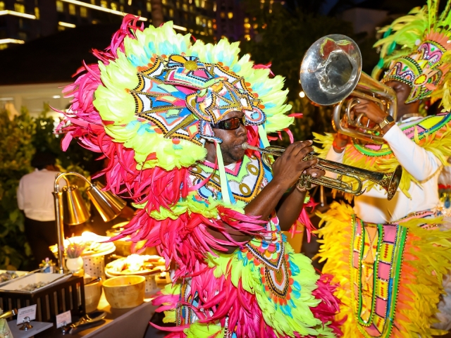 Junkanoo parade at incentives trip in Bahamas