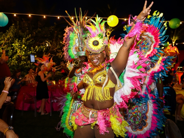 Junkanoo parade at incentives trip in Bahamas