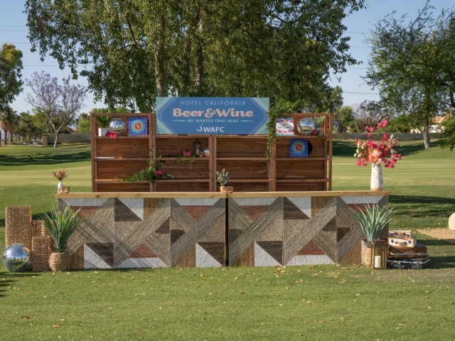 Beer & Wine bar at WAFC conference